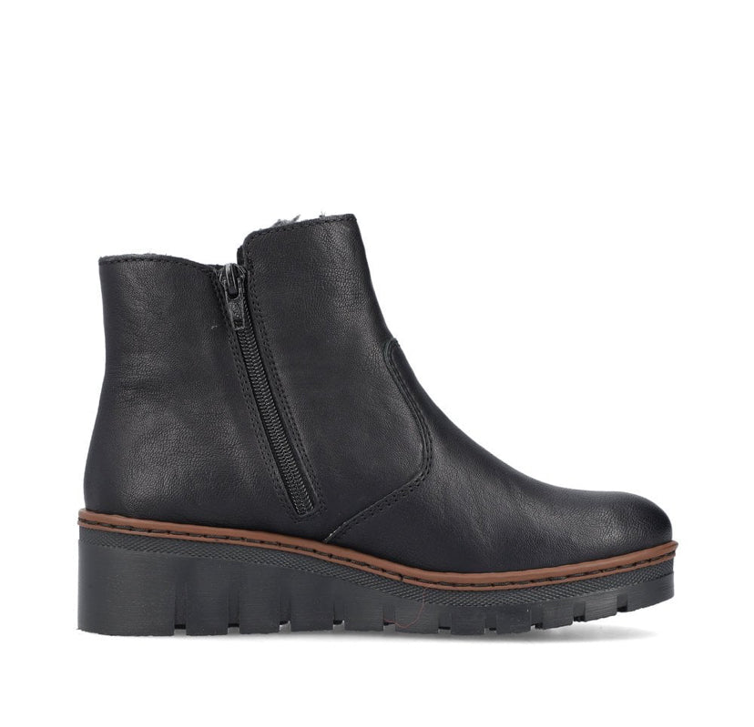 Rieker - X9165-00 Black Ankle Boot