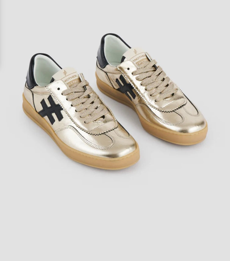 ANOTHER TREND -A032M343 Gold Metallic Trainer [Preorder for June 7th]