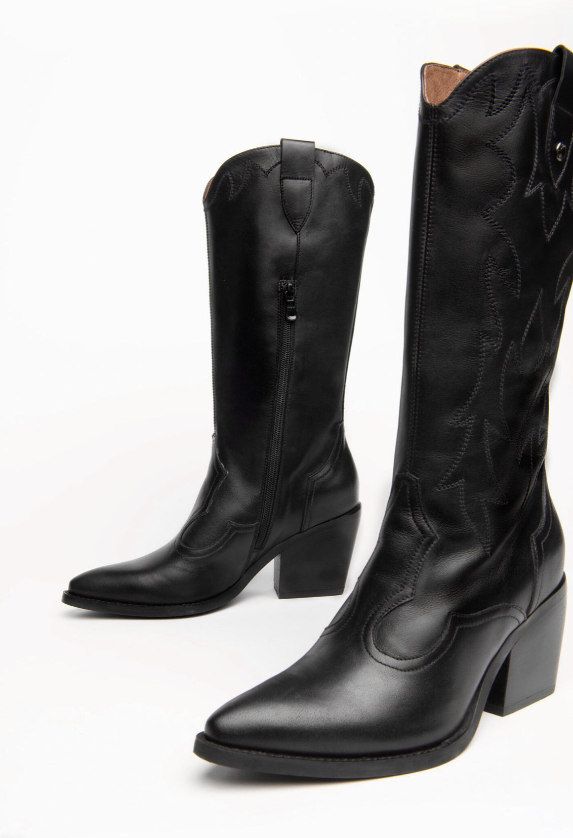 Nerogiardini - I013274D Black Cowboy Boot
