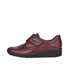 Rieker - 537CO Burgundy Stretch Velcro Shoe