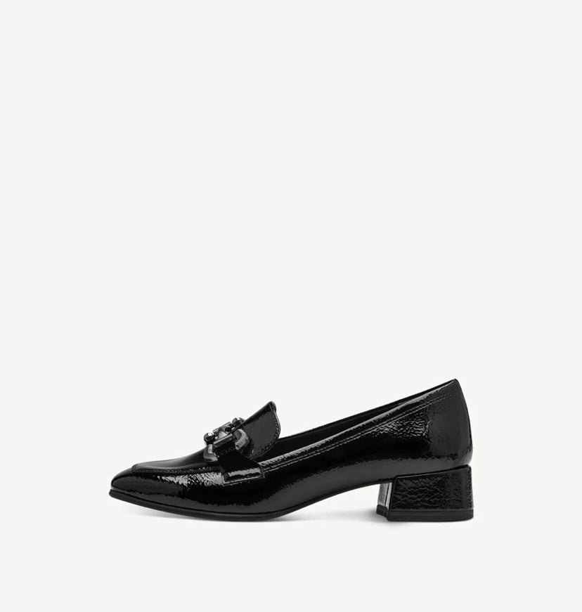 Tamaris - 24316 Black Patent Loafer