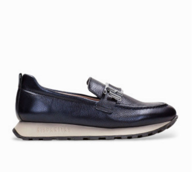 Hispanitas - H1243621 Navy Leather Loafer