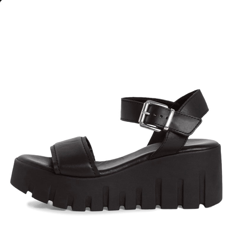 Tamaris - 28712 Black Ripple Sandal