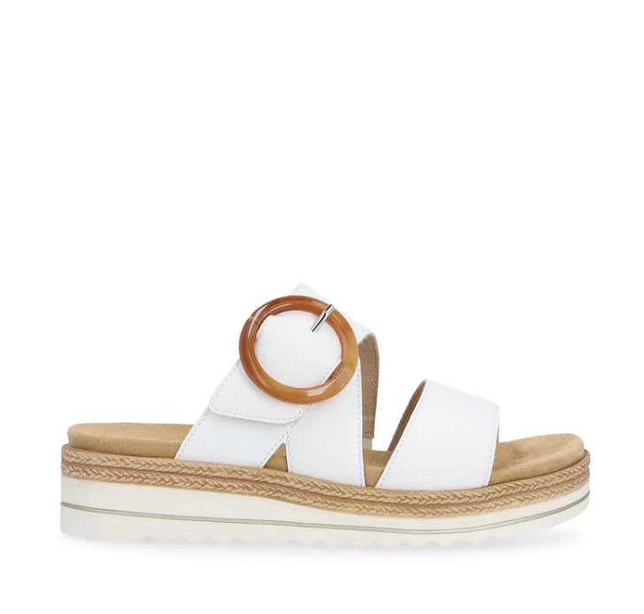 Remonte - D0Q51-82 White Velcro Sandal