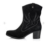 Rieker - Y2057 Black Suede Cowboy boot