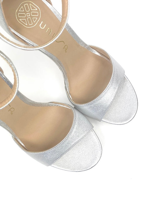 Unisa - YONG Silver Strap Sandals