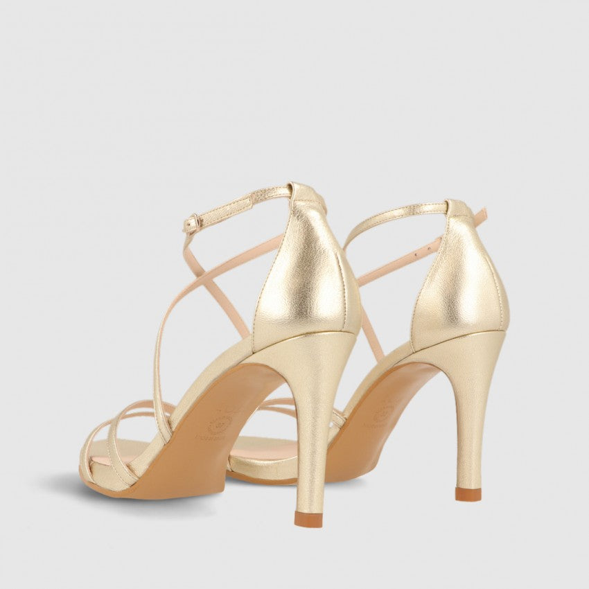 Lodi - Inriko Gold High Heel Sandals