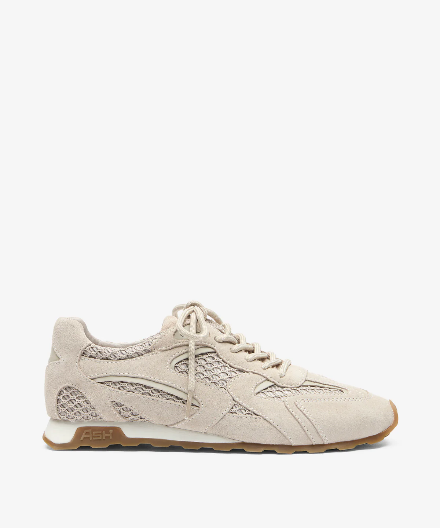 Ash - Kasar Net Taupe Trainer