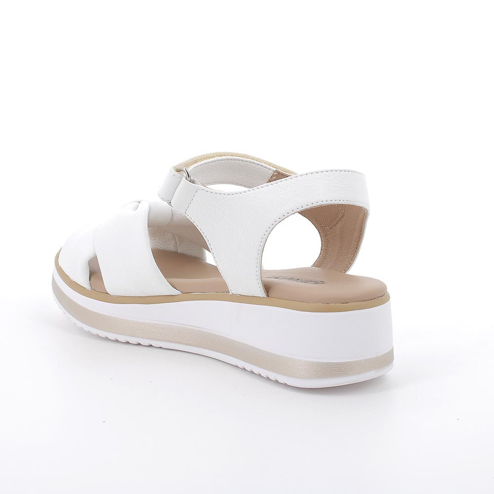 Igi & Co - 5685511 White Leather Velcro Sandal