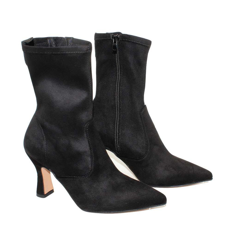 DCHICAS - 5500 Black Sock Ankle Boot