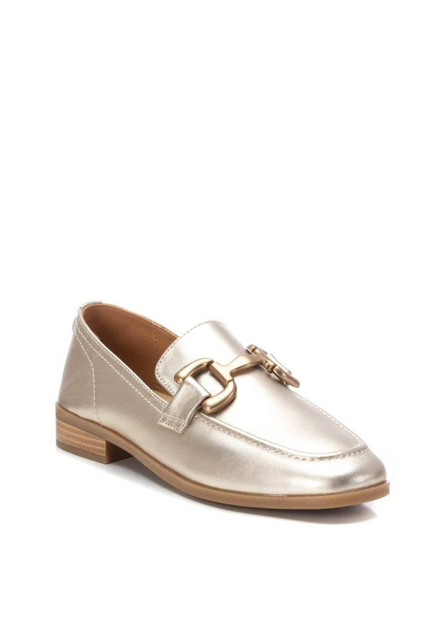 Carmela - 161503 Gold Leather Loafer
