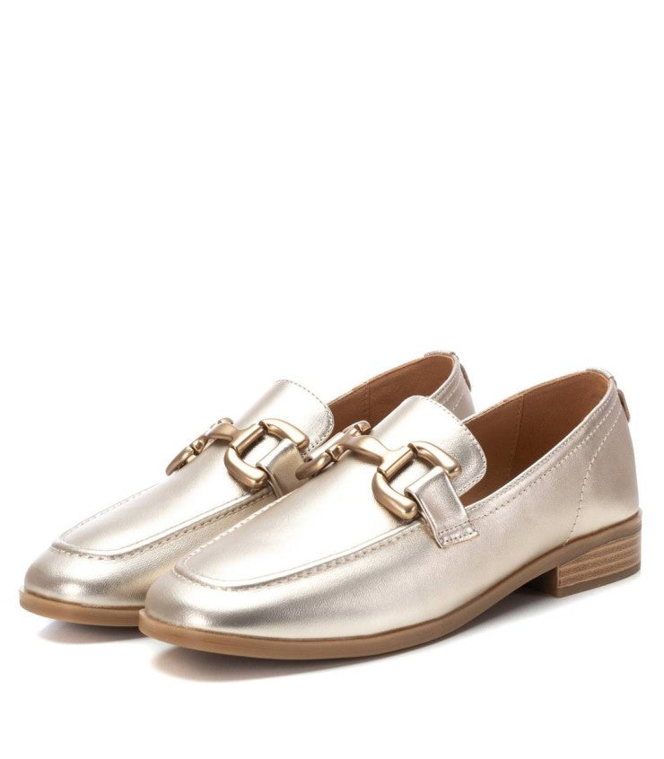 Carmela - 161503 Gold Leather Loafer