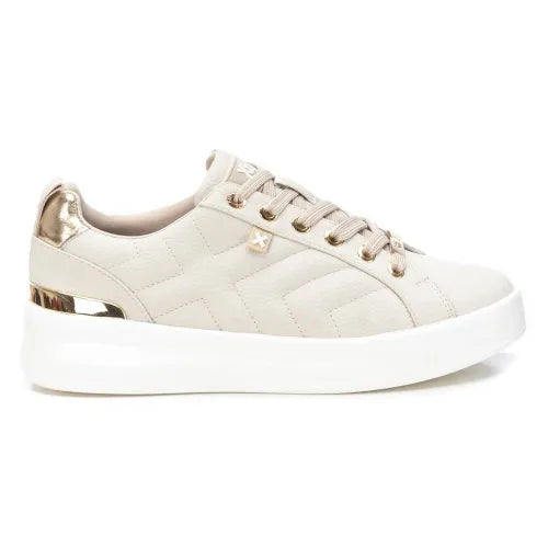 XTI - 143057 Beige Laced Trainer