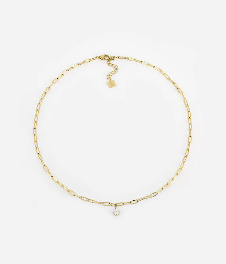 ZAG Bijoux - SNS16711 “Renee” Small Link Gold Necklace