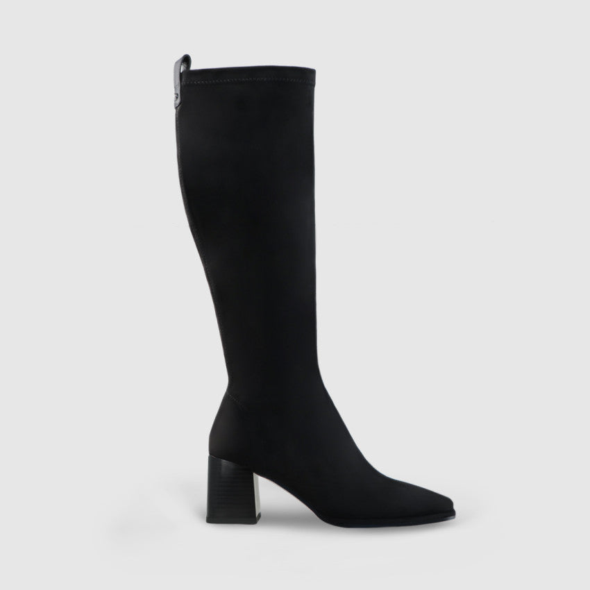 Lodi - HI5107 Black Suede Knee High Boots