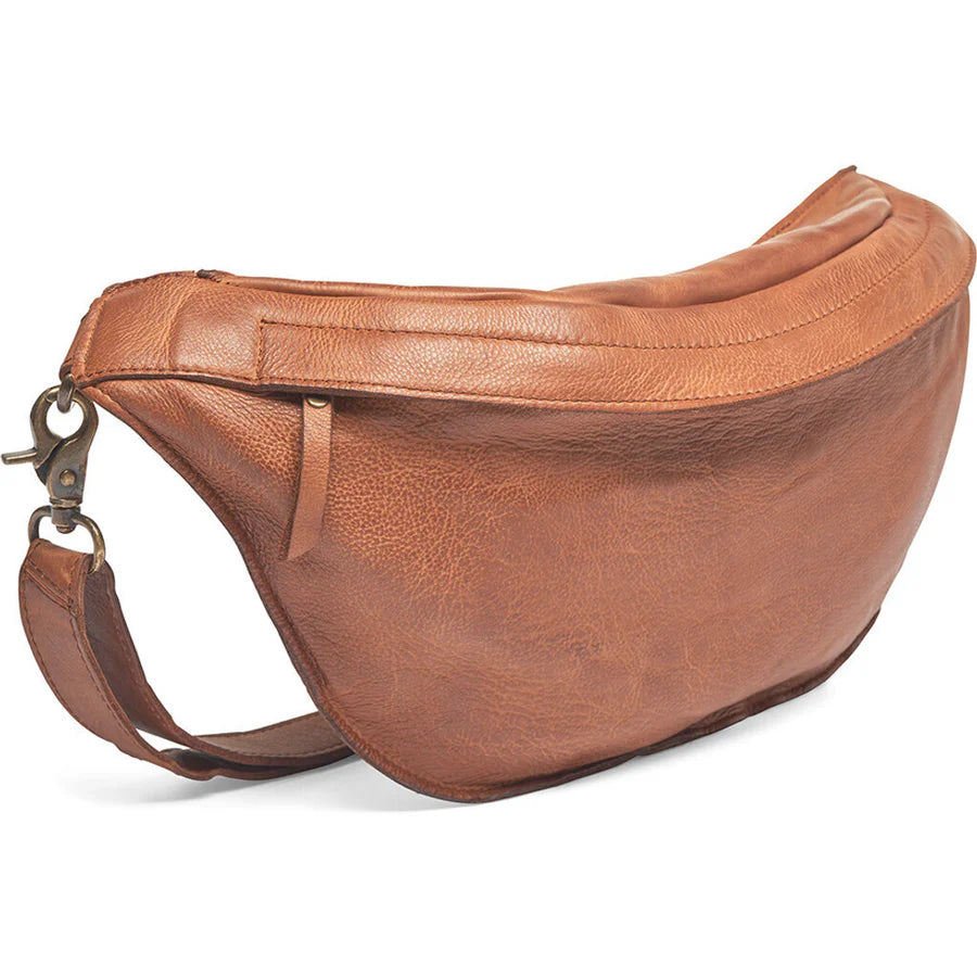 Depeche - 16216 - Vintage cognac Leather Bumbag