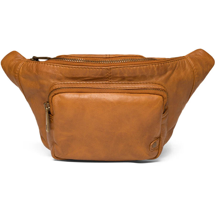 Depeche - 13396 Tan Leather Bumbag