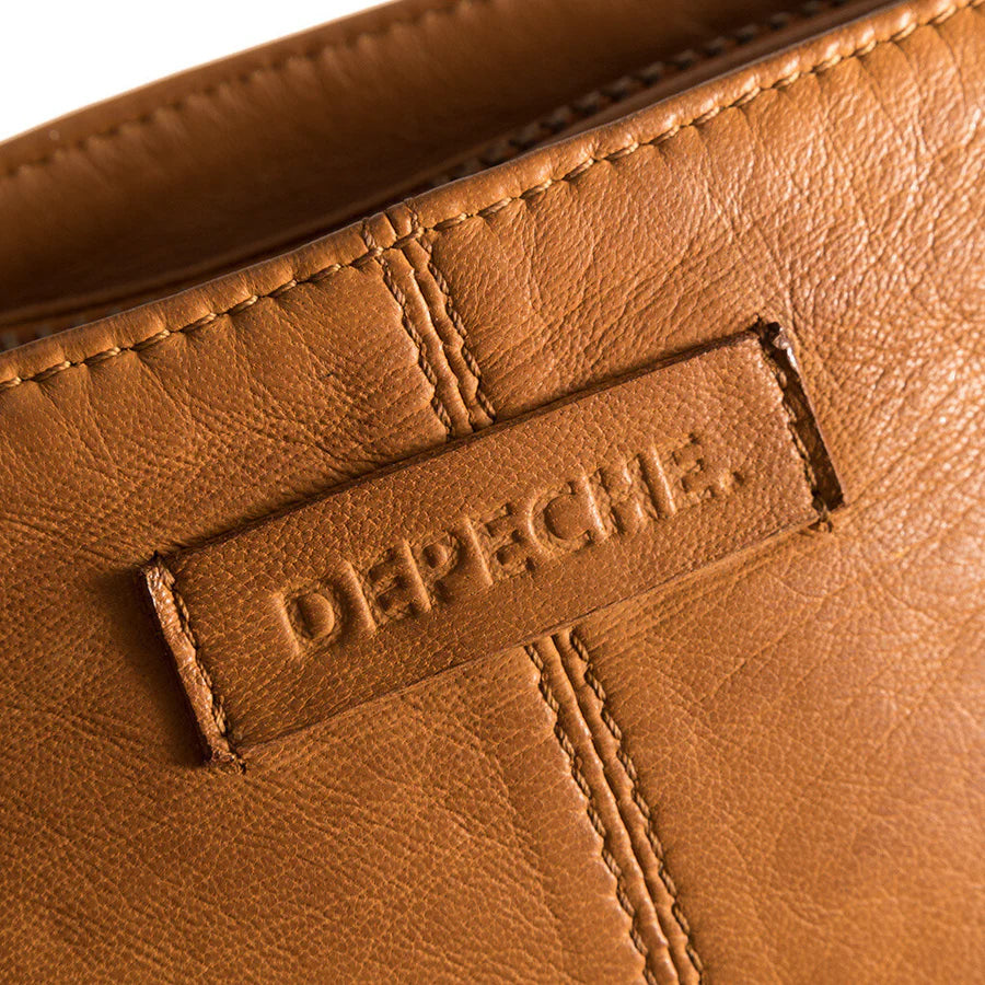 Depeche - 15350 Tan Leather Crossbody Bag