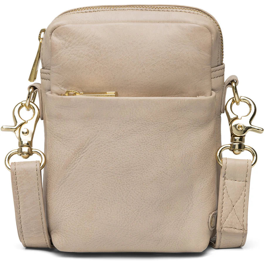 Depeche -15700 Beige Leather Phone Bag