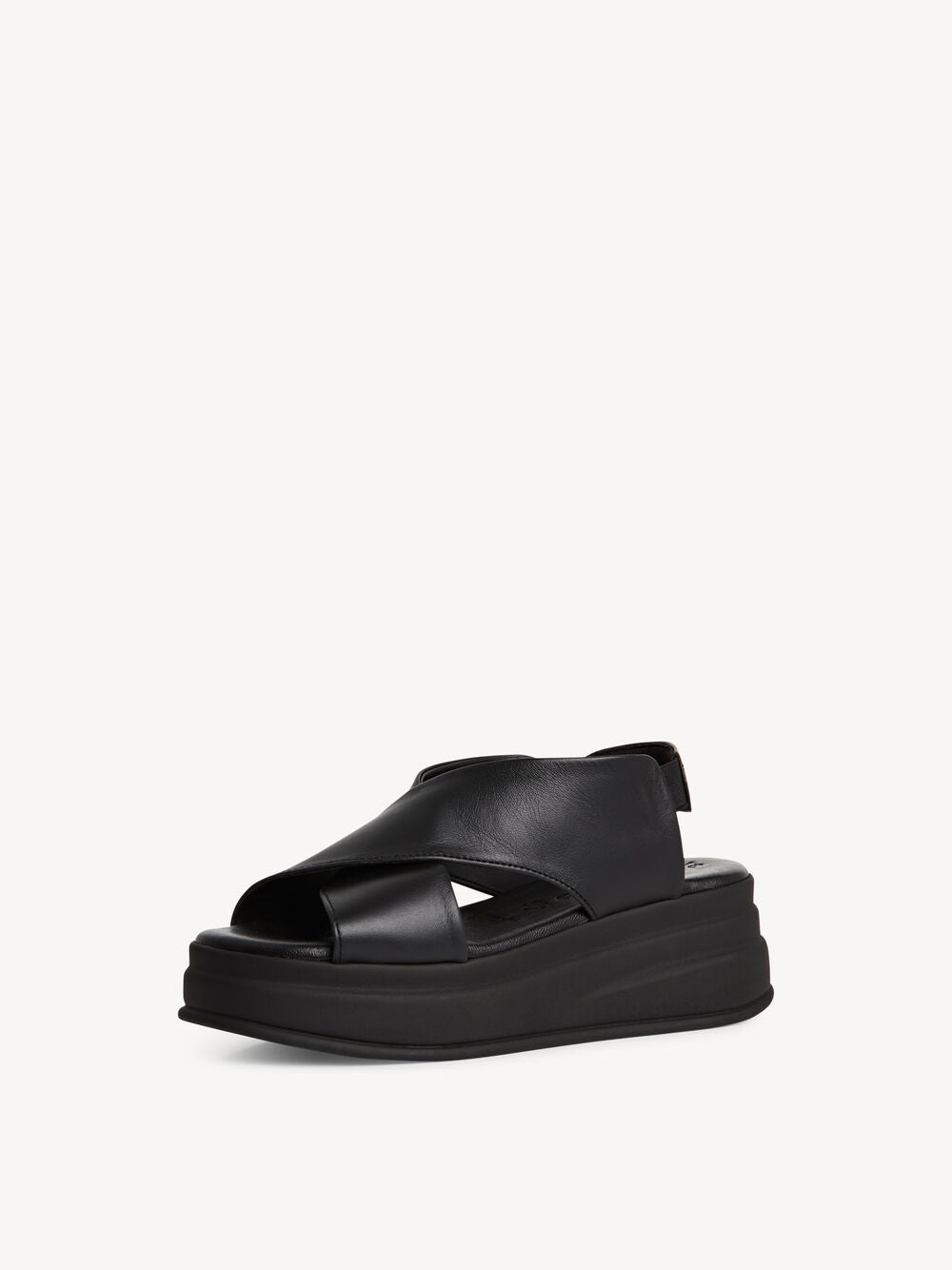 Tamaris -28303 Black Platform Sandal