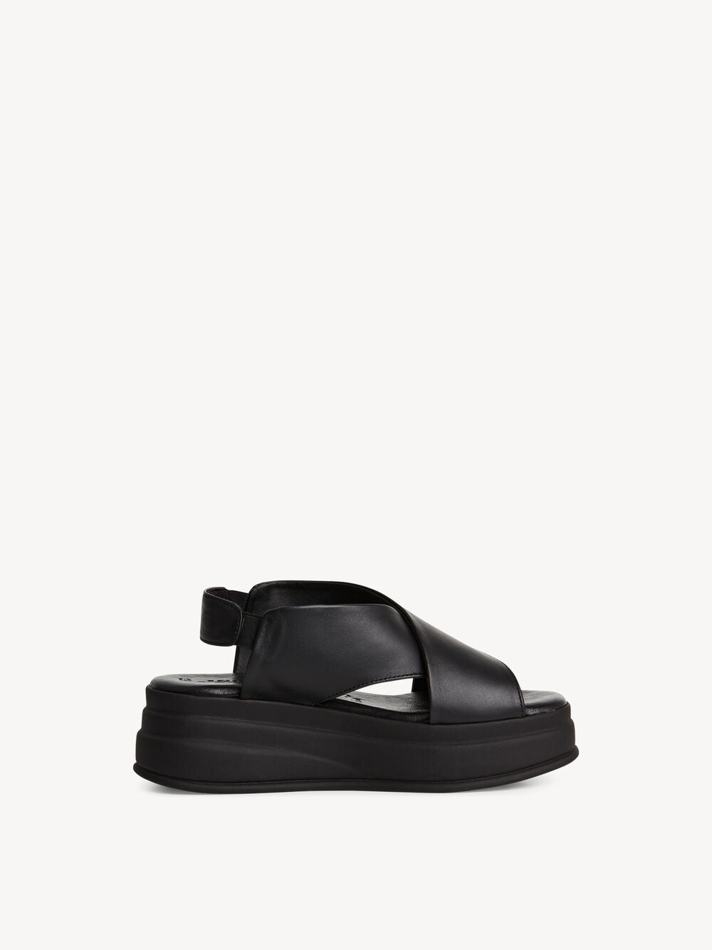 Tamaris -28303 Black Platform Sandal