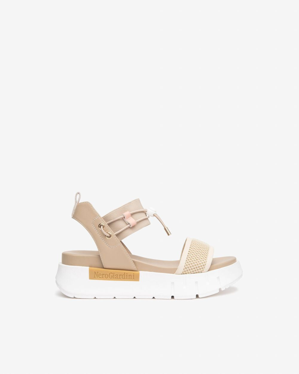 Nerogiardini - E510700D Beige Sport Sandal