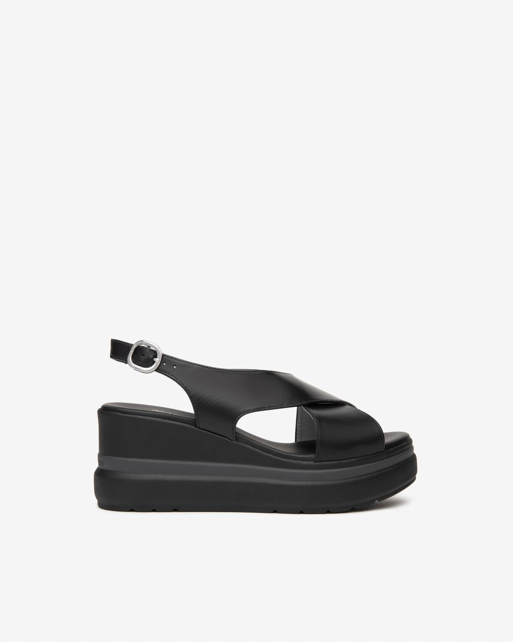 Nerogiardini - E513515D Black Wedge Sandal