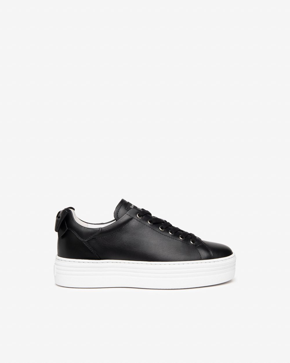 Nerogiardini - E306520D Black Bow Leather Trainer