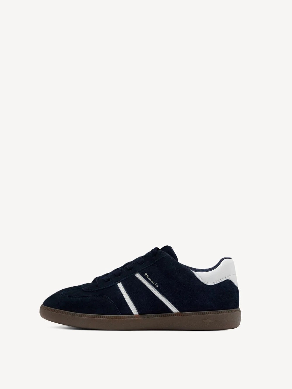Tamaris - 23624 Navy Suede Retro Trainer