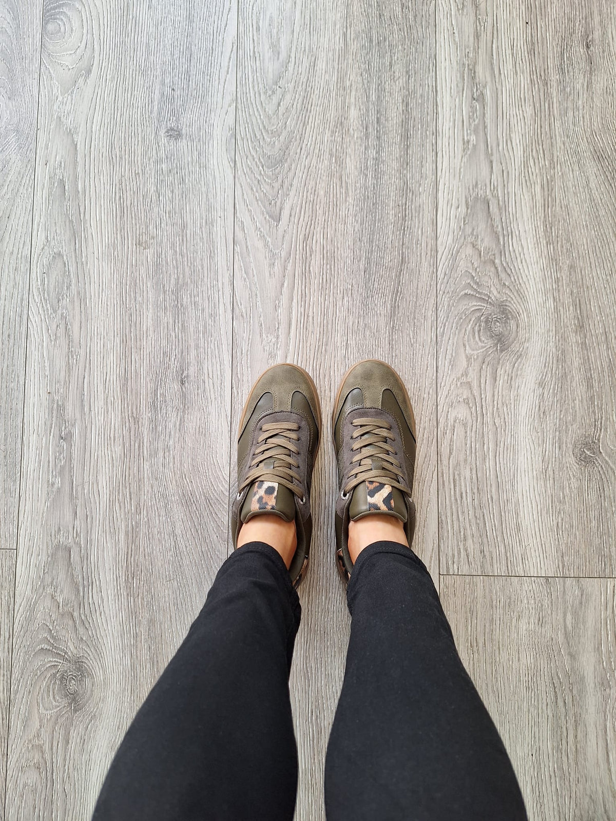 Refresh - 172954 Khaki Platform Trainer