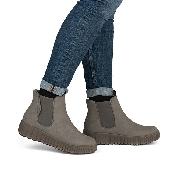 Rieker - Y6150 Grey Wedge Boot