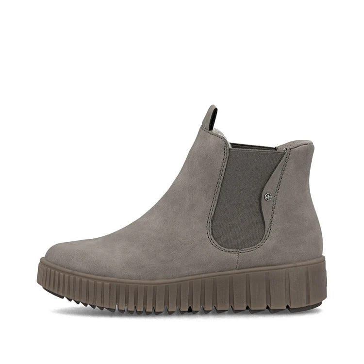 Rieker - Y6150 Grey Wedge Boot