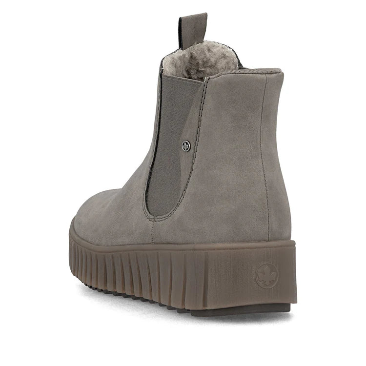 Rieker - Y6150 Grey Wedge Boot