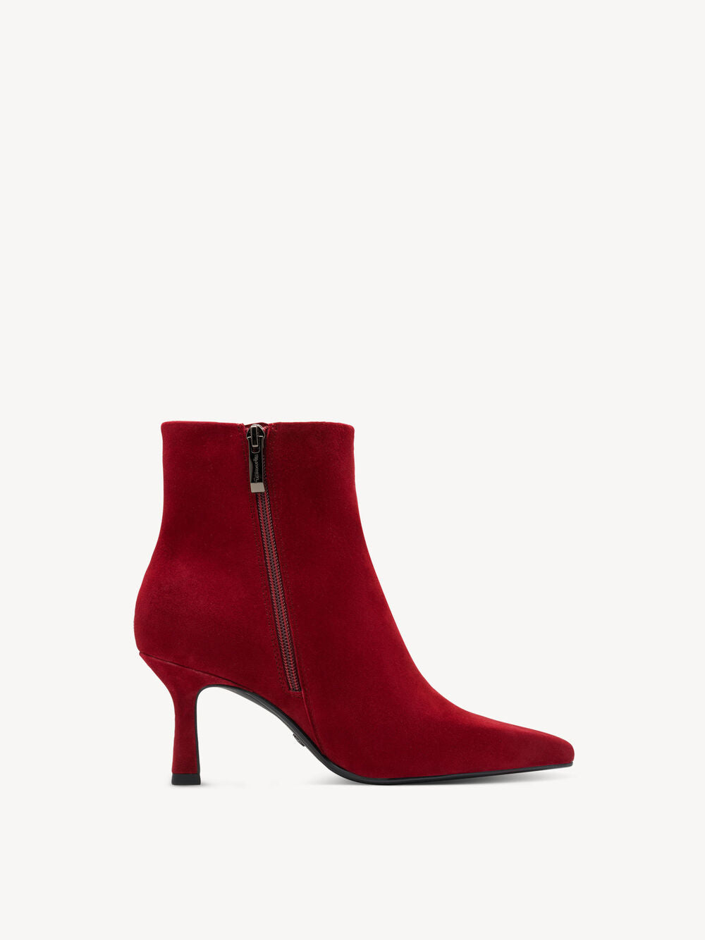 Tamaris - 25358 Red suede Ankle Boot