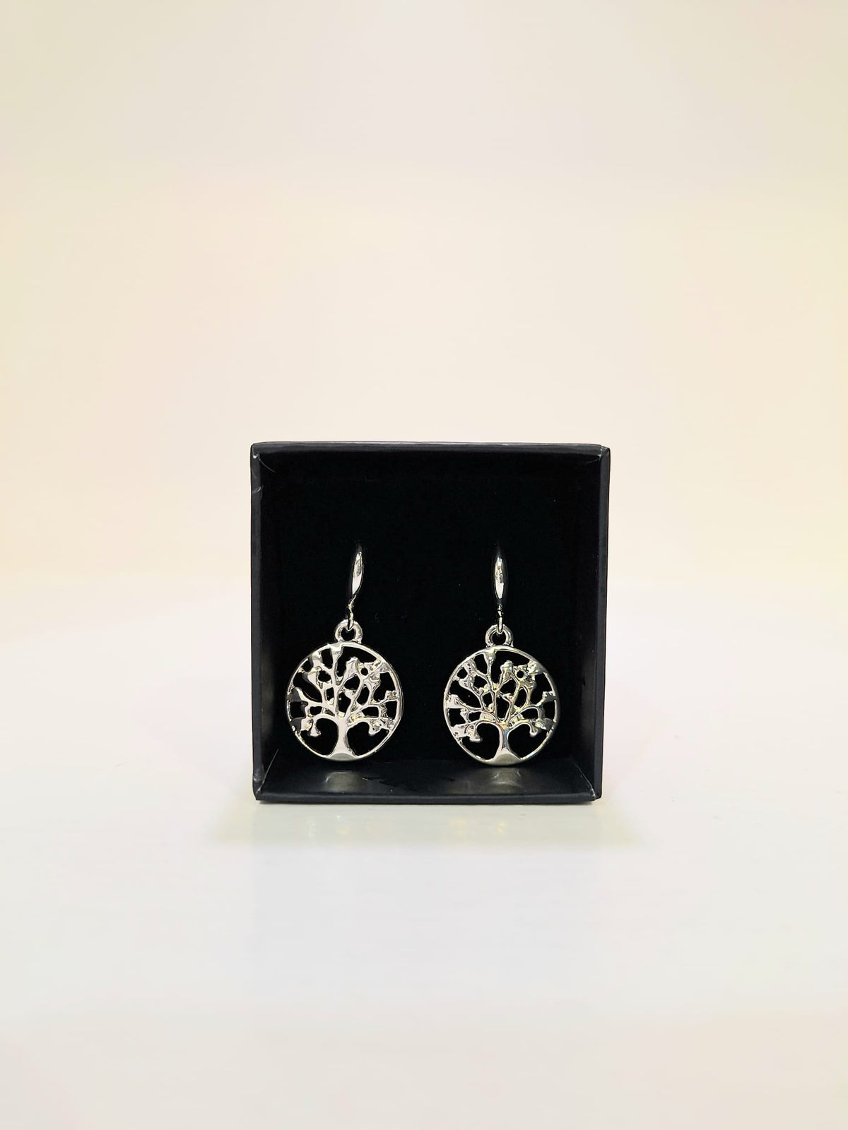 Karen Sampson - J11793 Silver Tree Drop Earrings