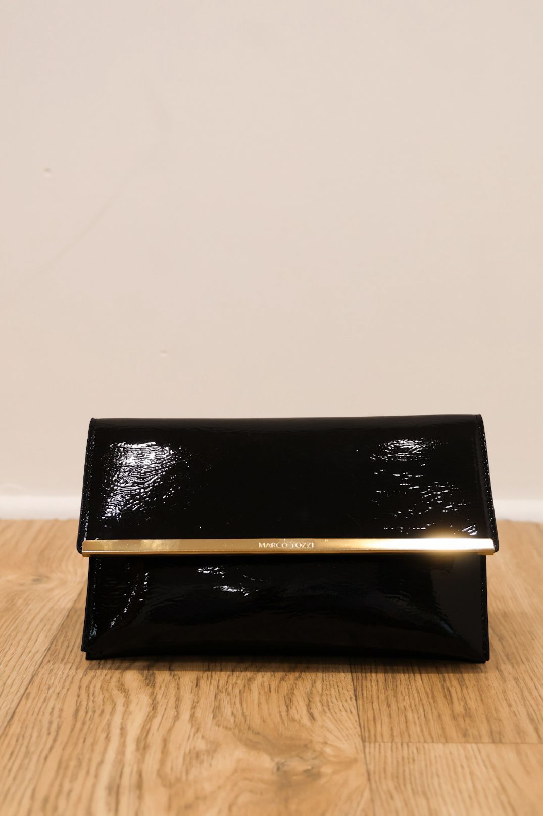Marco Tozzi - 61111 Black Patent Clutch
