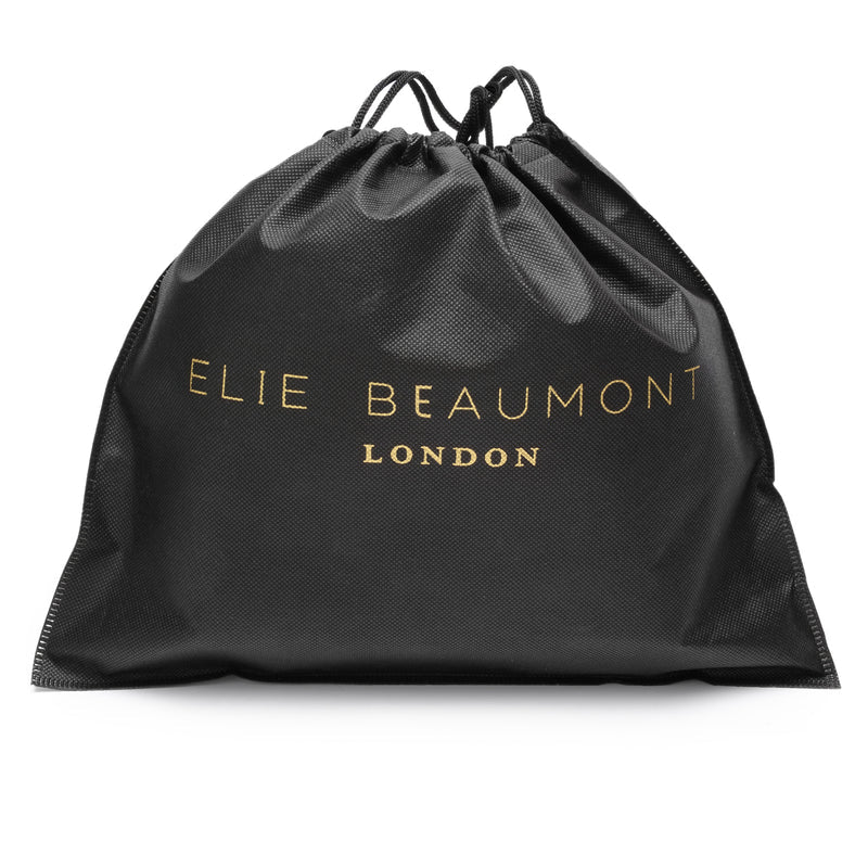 Elie Beaumont - EBB5009 Black Envelope Leather Crossbody Bag