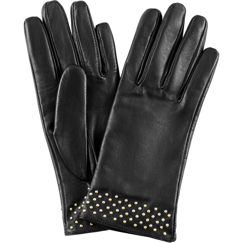 Depeche - 15496 Leather gloves decorated with small studs