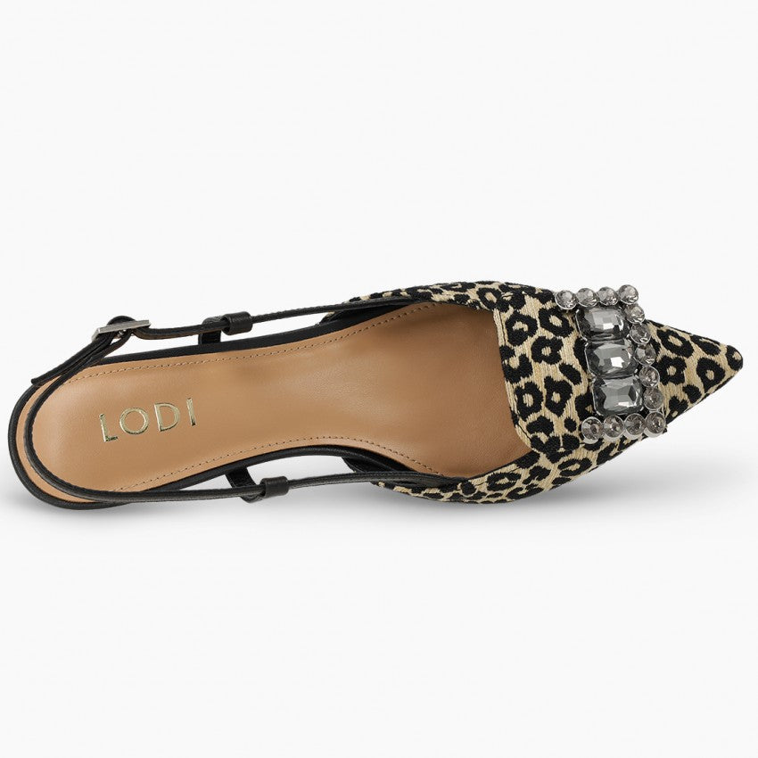 Lodi - A-Casiopea Leopard Slingback