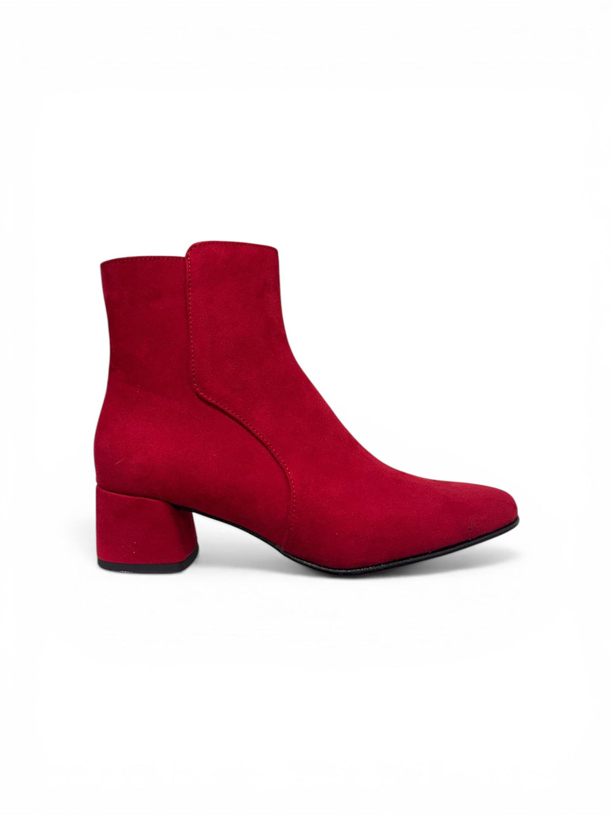 Marco Tozzi - 25364 Red Suede Ankle Boot