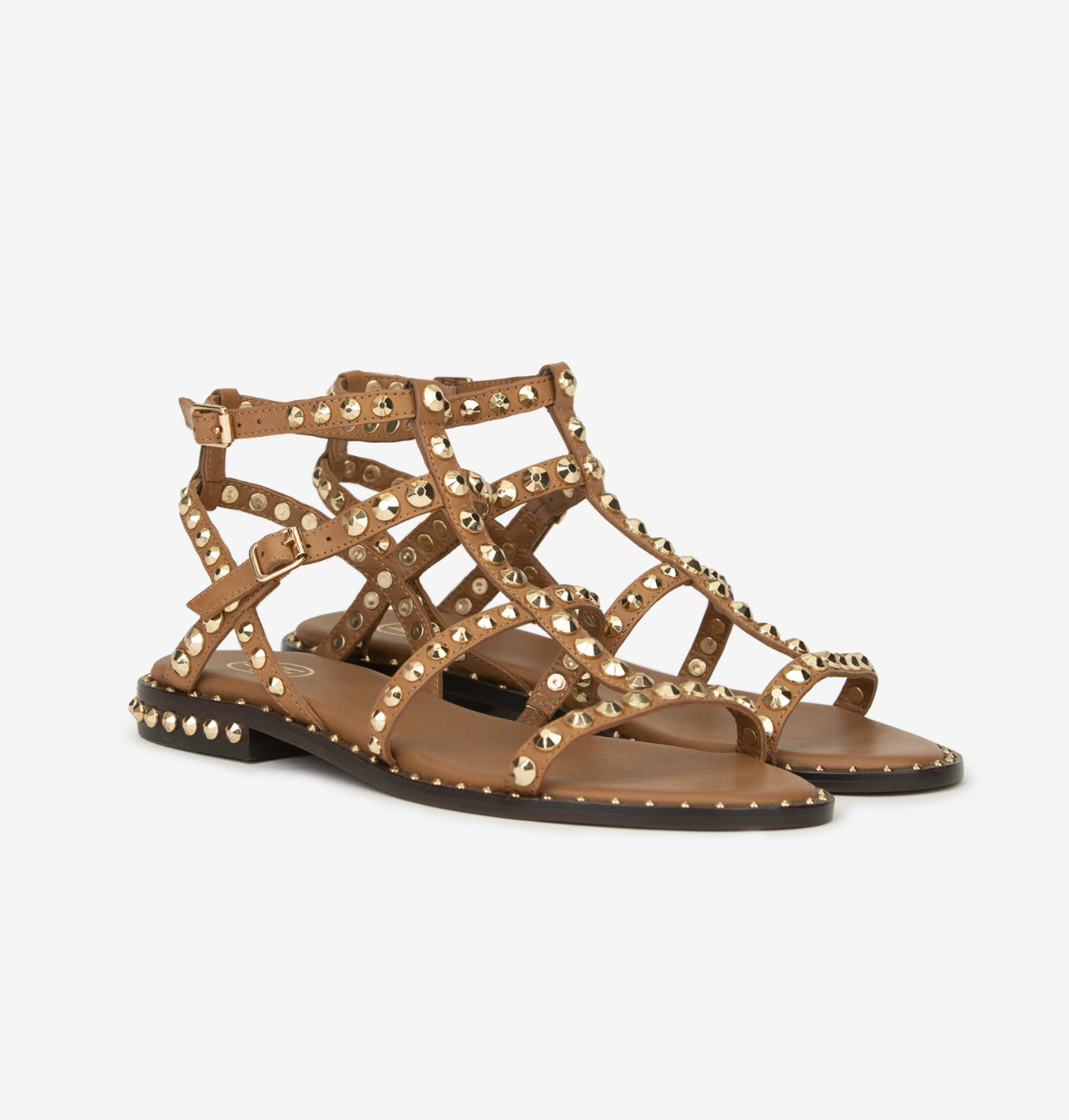 Ash - Precious [Cinnamon] Tan Stud Gladiator