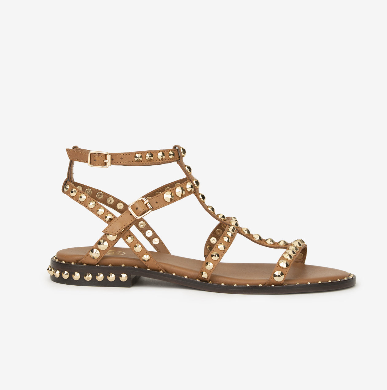 Ash - Precious [Cinnamon] Tan Stud Gladiator