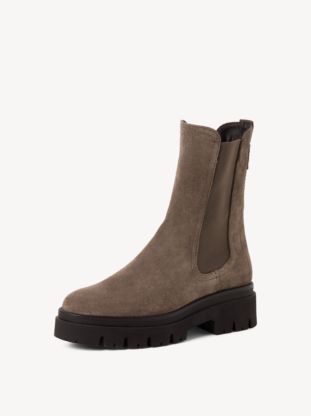 Tamaris - 25992 Taupe Suede Chelsea
