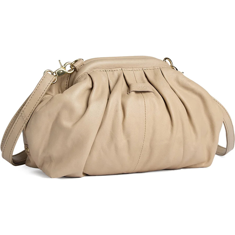 Depeche - 17314 Beige Leather Clutch