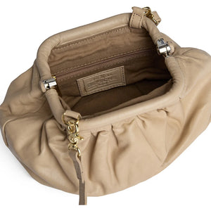 Depeche - 17314 Beige Leather Clutch