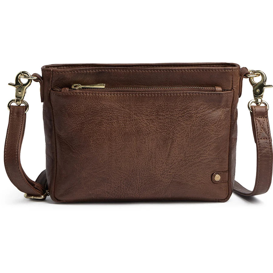 Depeche - 17264 Tan Clutch / Crossbody Bag