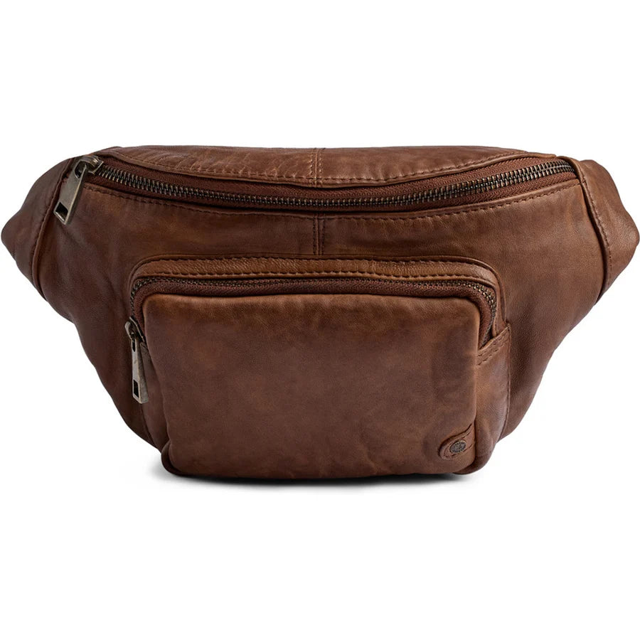 Depeche - 13396 Brown Leather Bumbag