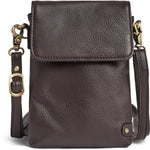 Depeche - 16044 Brown Leather Phone Bag