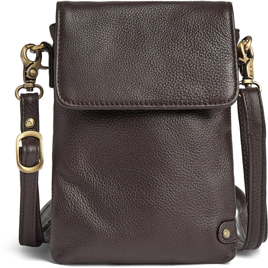 Depeche - 16044 Brown Leather Phone Bag