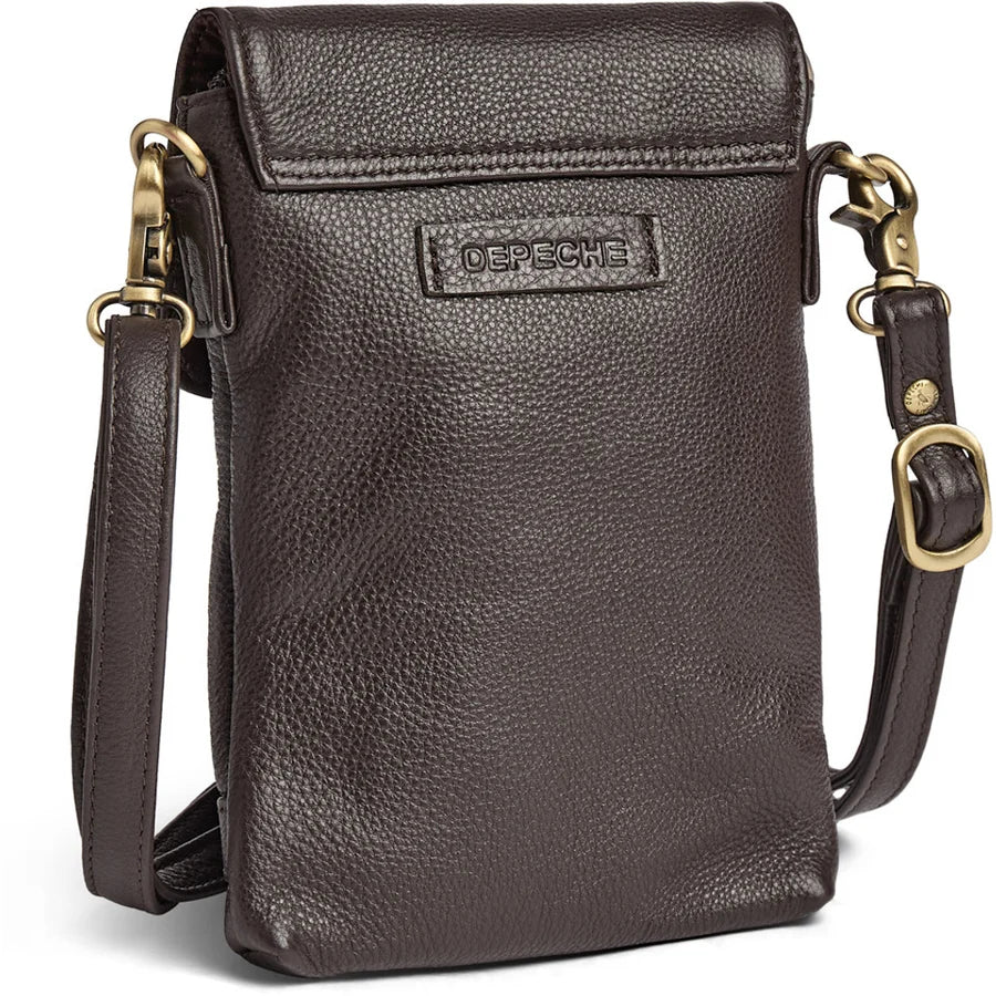 Depeche - 16044 Brown Leather Phone Bag